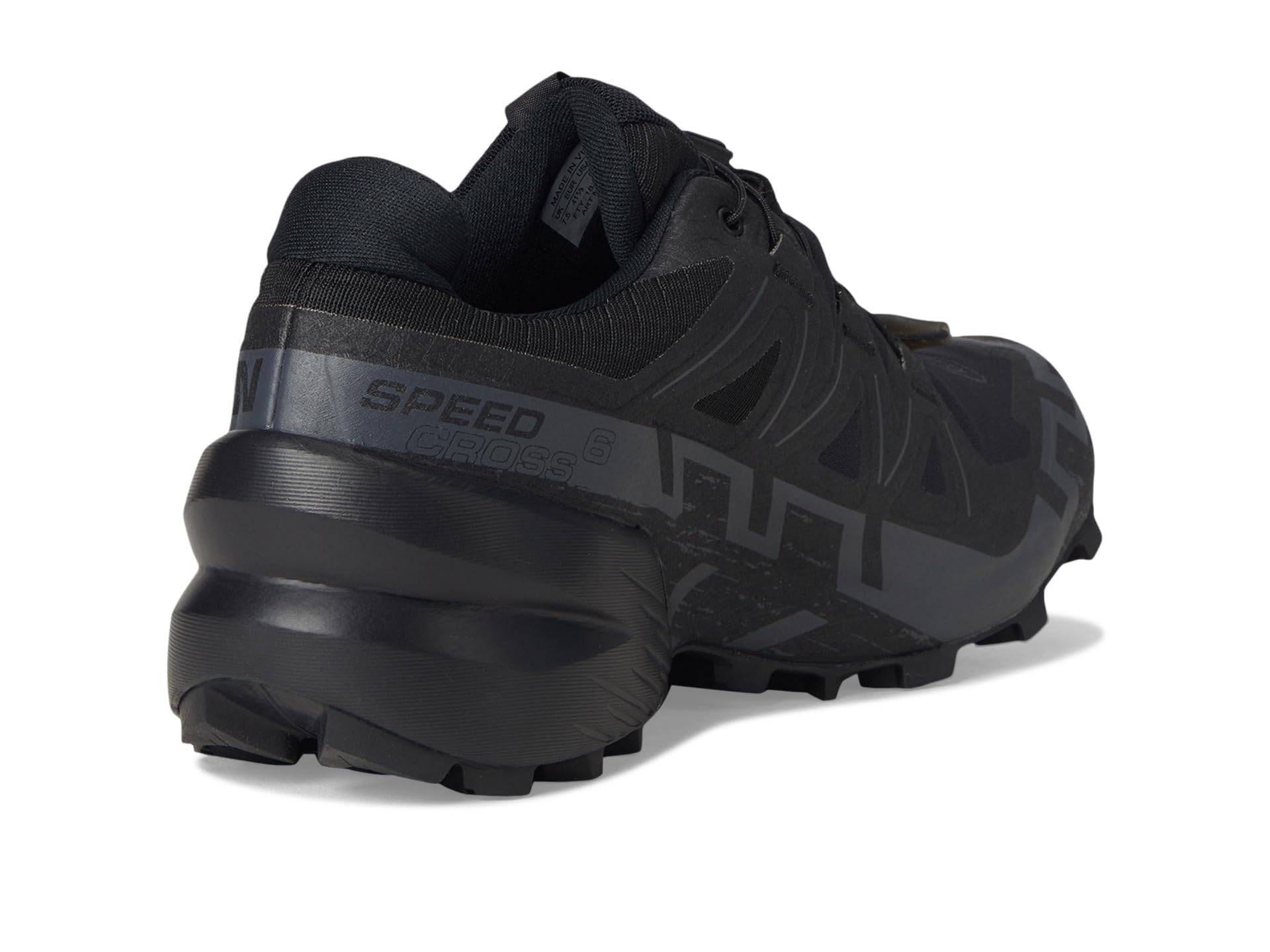 Salomon Speedcross 6 GTX 417386, Mens Running Shoes, Black, 41 1/3 EU