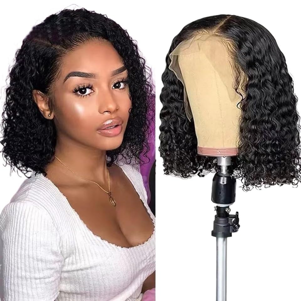 Perruque cheveux courts bouclés moelleuse pour un volume naturel instantané