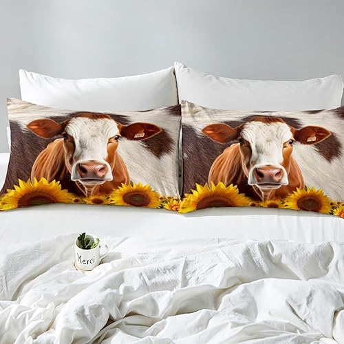 Miniatura 9 de Juego de ropa de cama de construcción para niños, tamaño matrimonial, juego de funda de edredón de dinosaurio de dibujos animados para niños, juego