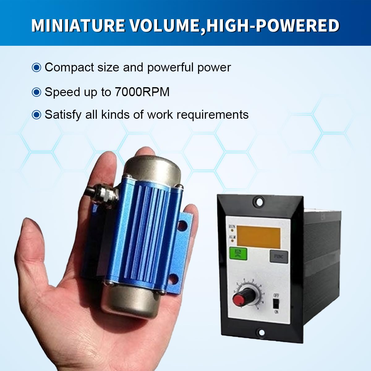 ATO 30W DC Brushless Vibration Motor 12V/24V 7000rpm, High Speed