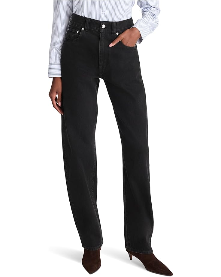 Madewell Balloon Jean In Black Frost - Main View