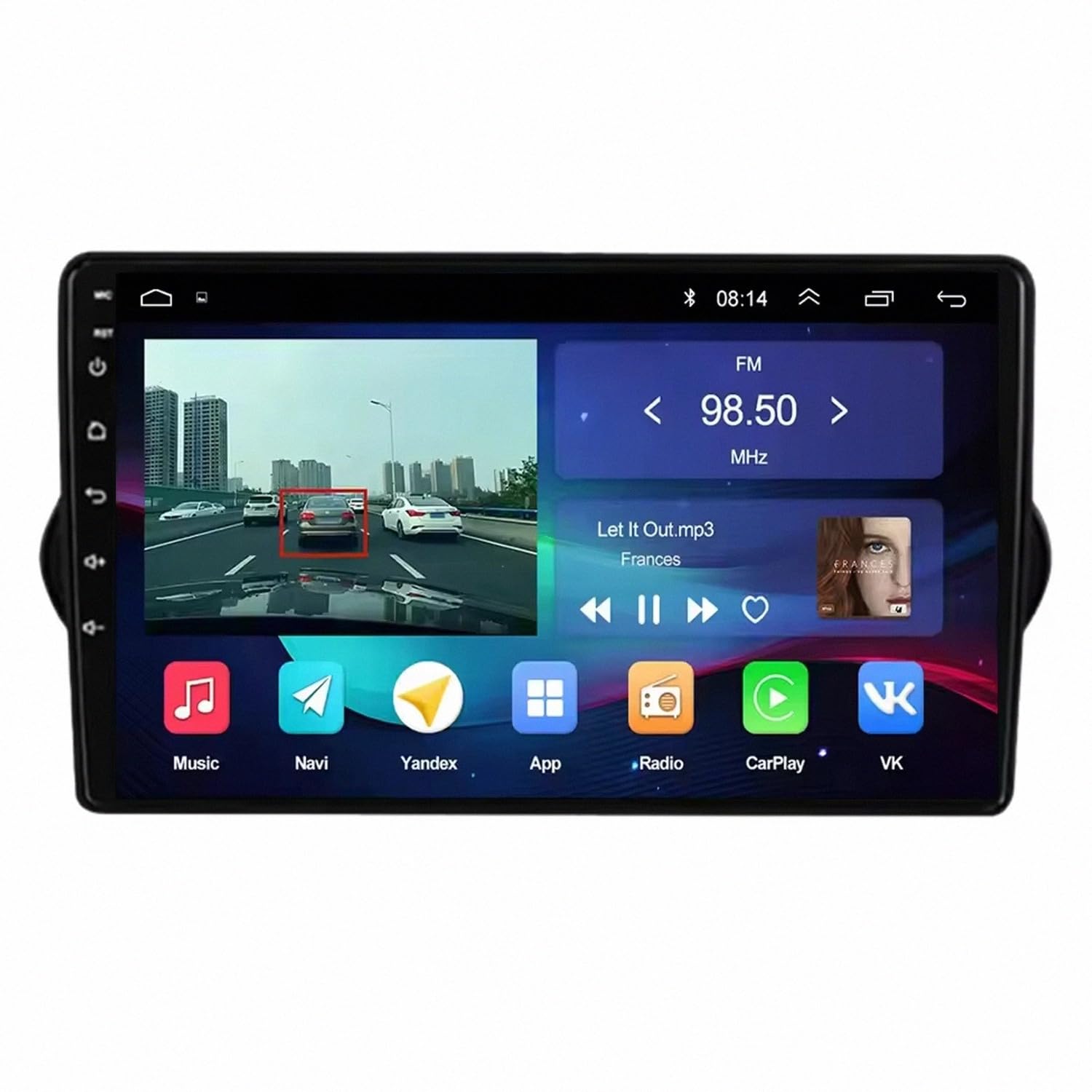 Pantalla Carplay para coche Fiat Tipo que soluciona los cables con su Android Auto sin cables 8