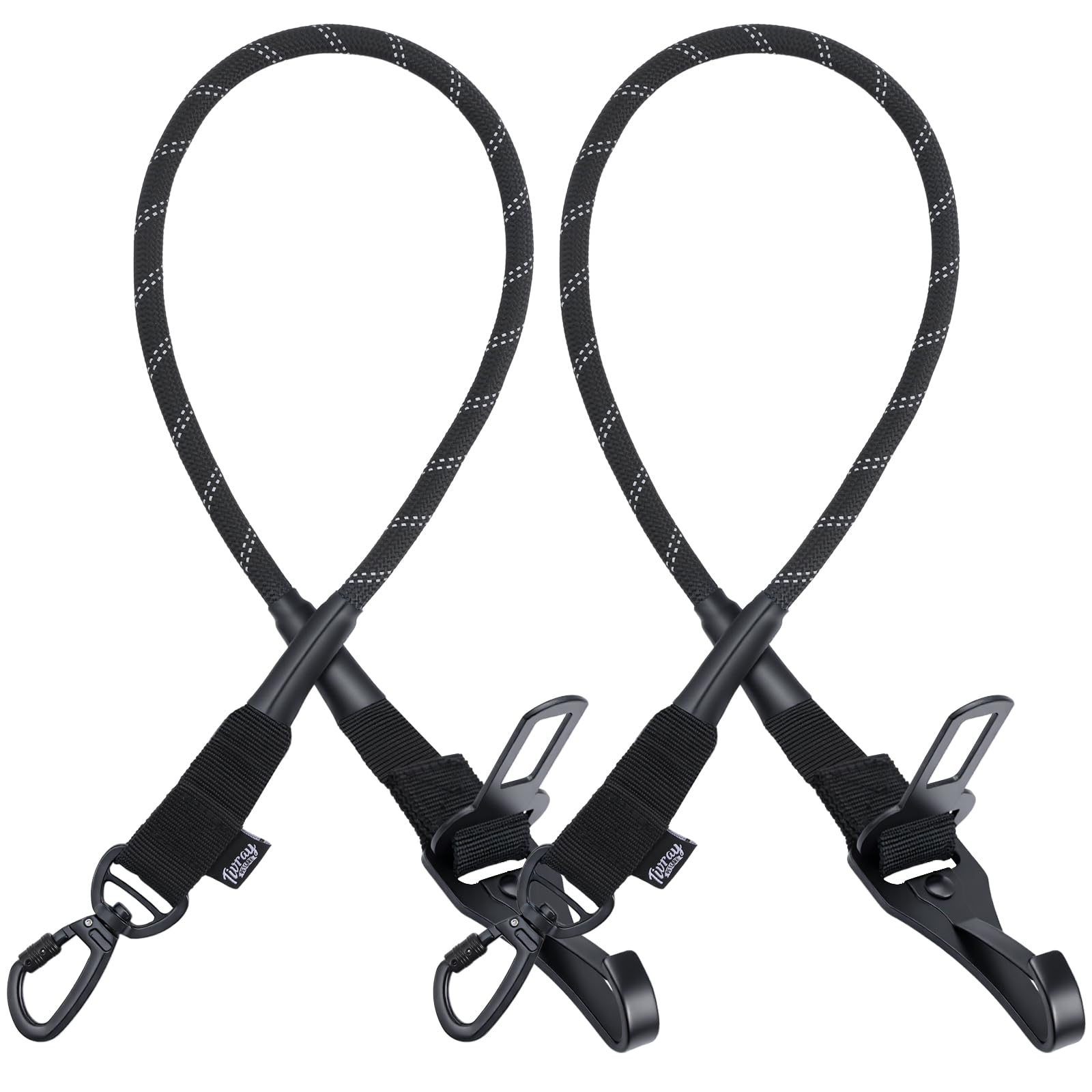 2Pcs Universal Dog Seat Belt for Car, Dog Car Seatbelt, Black