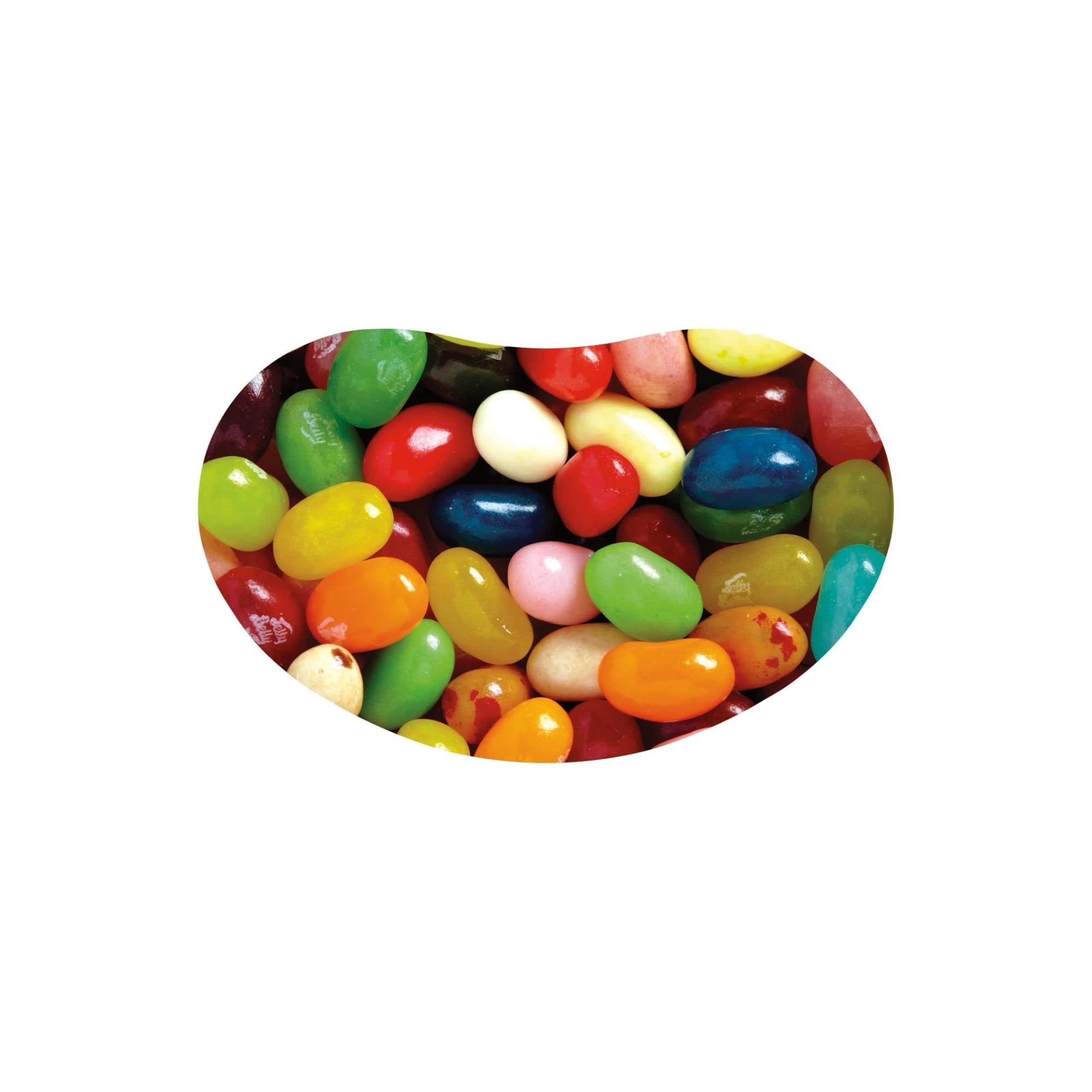 Jelly Belly Beans, grajeas con 20 sabores surtidos, Caramelos masticables en forma de judías - bolsa de 70 gramos