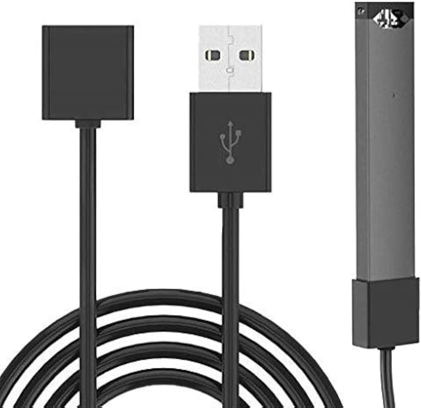 Replacement USB Charging Cable Compatible with Juul 1 Vape Electronic Cigarette Kit – Portable Travel Charger – 0.8m Cord
