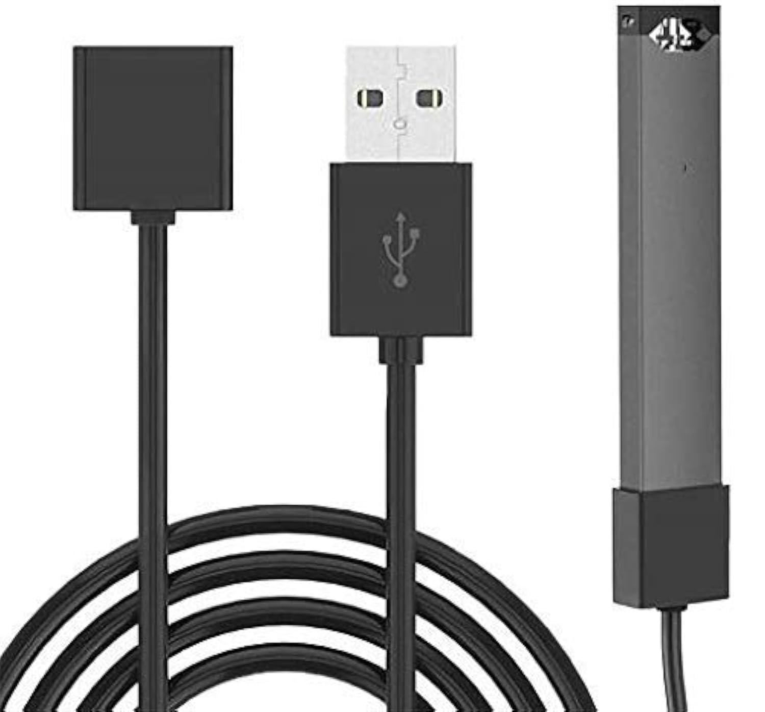 Replacement USB Charging Cable Compatible with Juul 1 Vape Electronic Cigarette Kit – Portable Travel Charger – 0.8m Cord