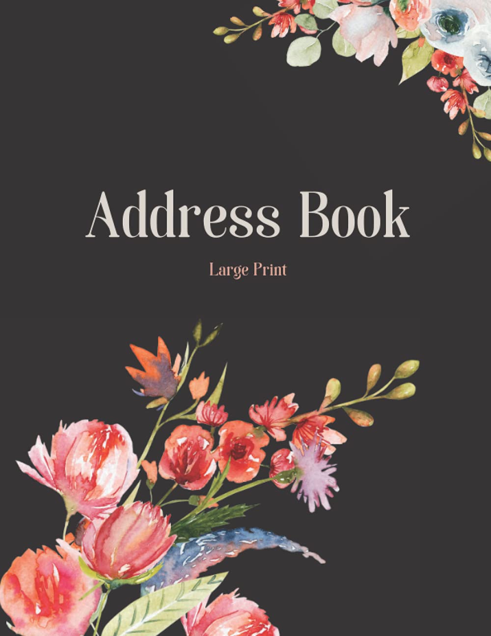 Address Book Large Print: Address Book . telephone directory book . telephone address book . Record Birthday, Phone Number, Address, Email and Notes.size 8.5 x 11 in