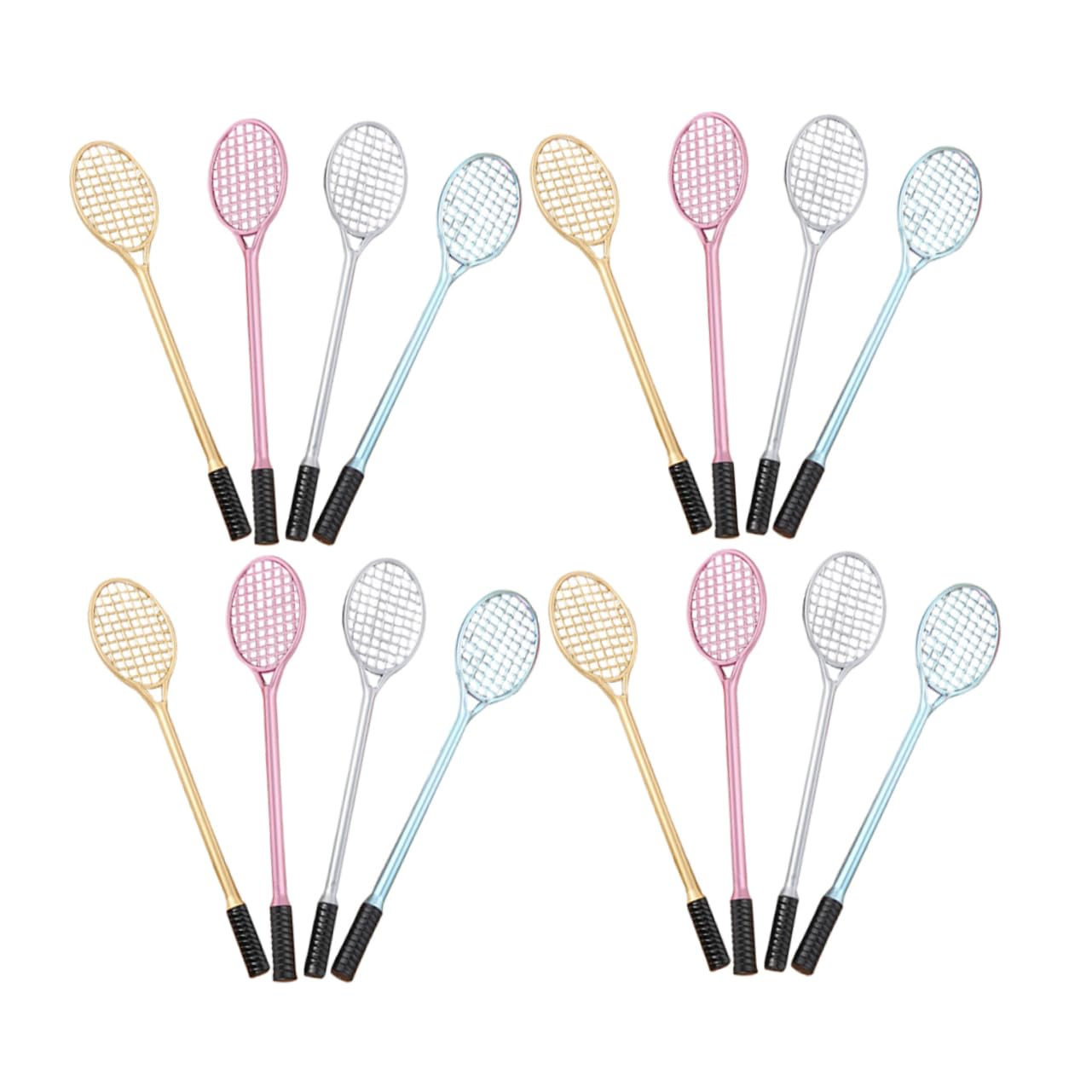 80pièces Stylo Gel Forme De Raquette Stylos Mignons à Encre Gel Pour École Et Bureau Pratique Et Amusant Pour Adultes