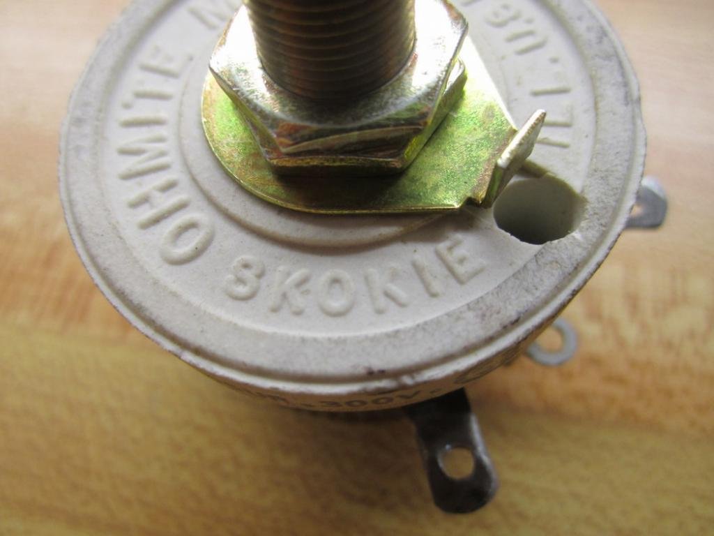 RHS15R Rheostat, WIREWOUND, 15 OHM, 25W