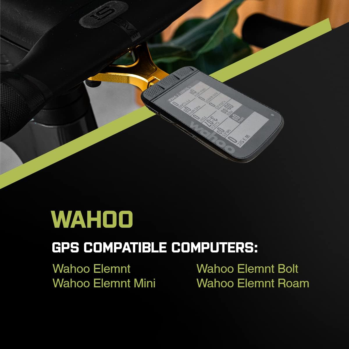 JRC Components Underbar Mount for Cannondale Hollowgram Knot & Save System Handlebars for Wahoo Elemnt Bolt GPS Computer Mount for Cannondale