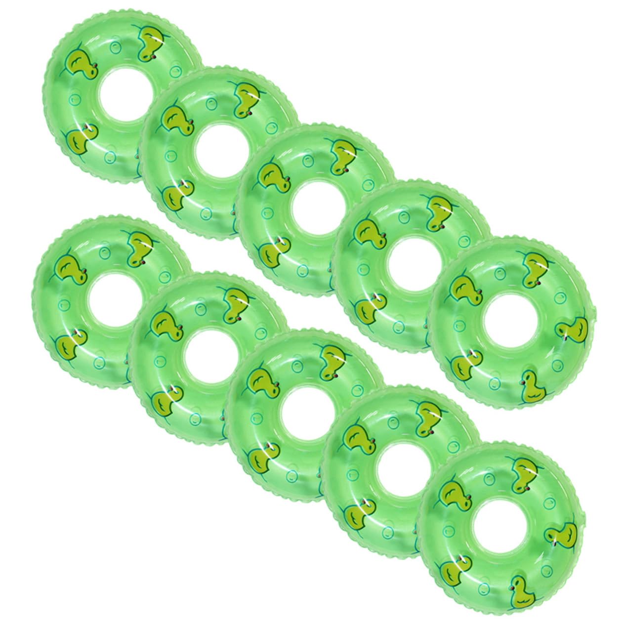 Toddmomy Miniature Swimming Ring Accessory Decorative Props for Boys and Girls Pool Realistic Mini House Decor