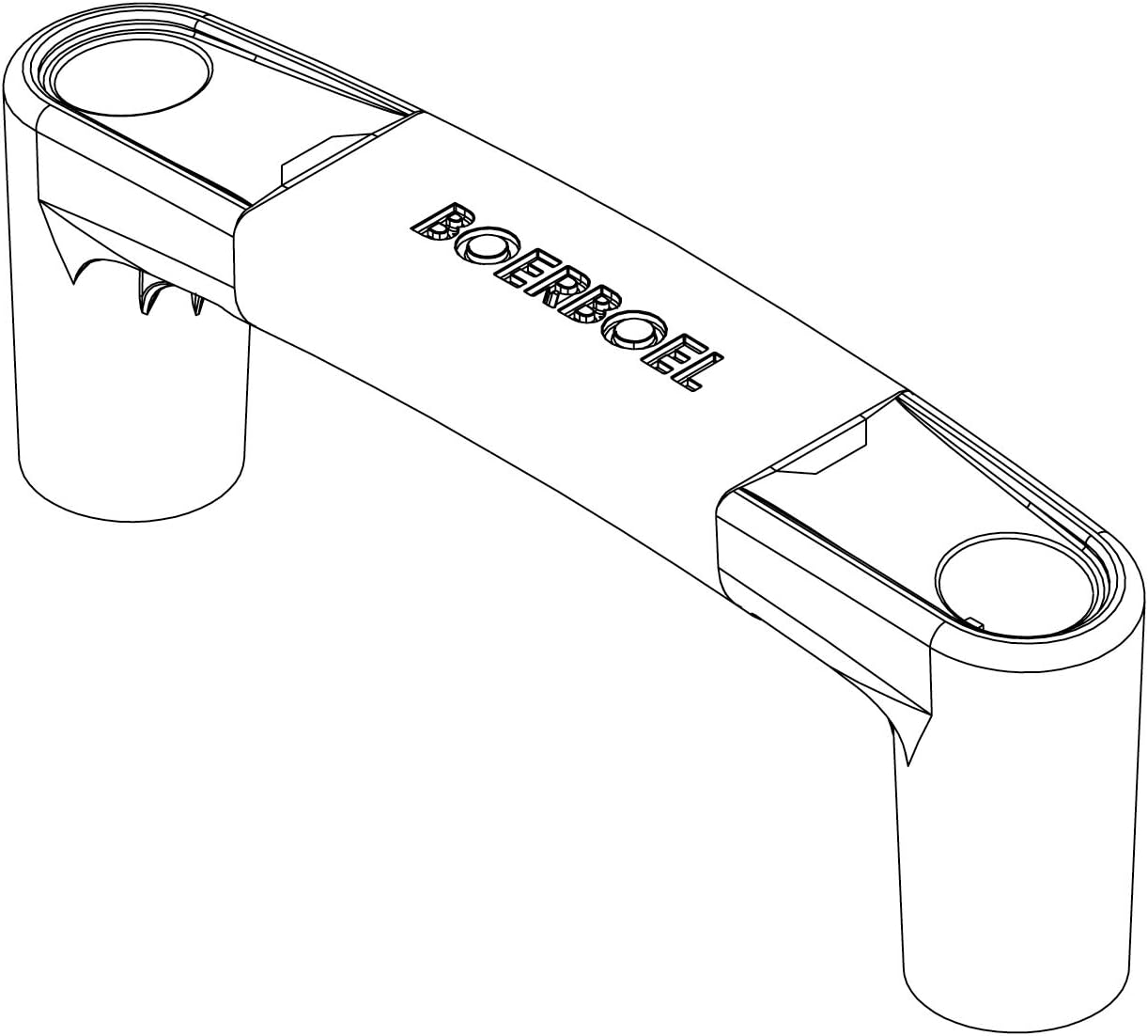 Barrette Outdoor Living EZ Grip Gate Handle, Black