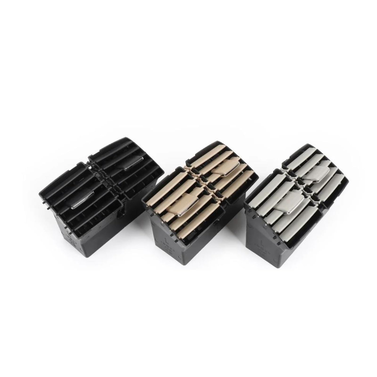 Respiraderos para Benz W164 ML GL 300 500, conjunto negro de alta resistencia y encaje exacto 8