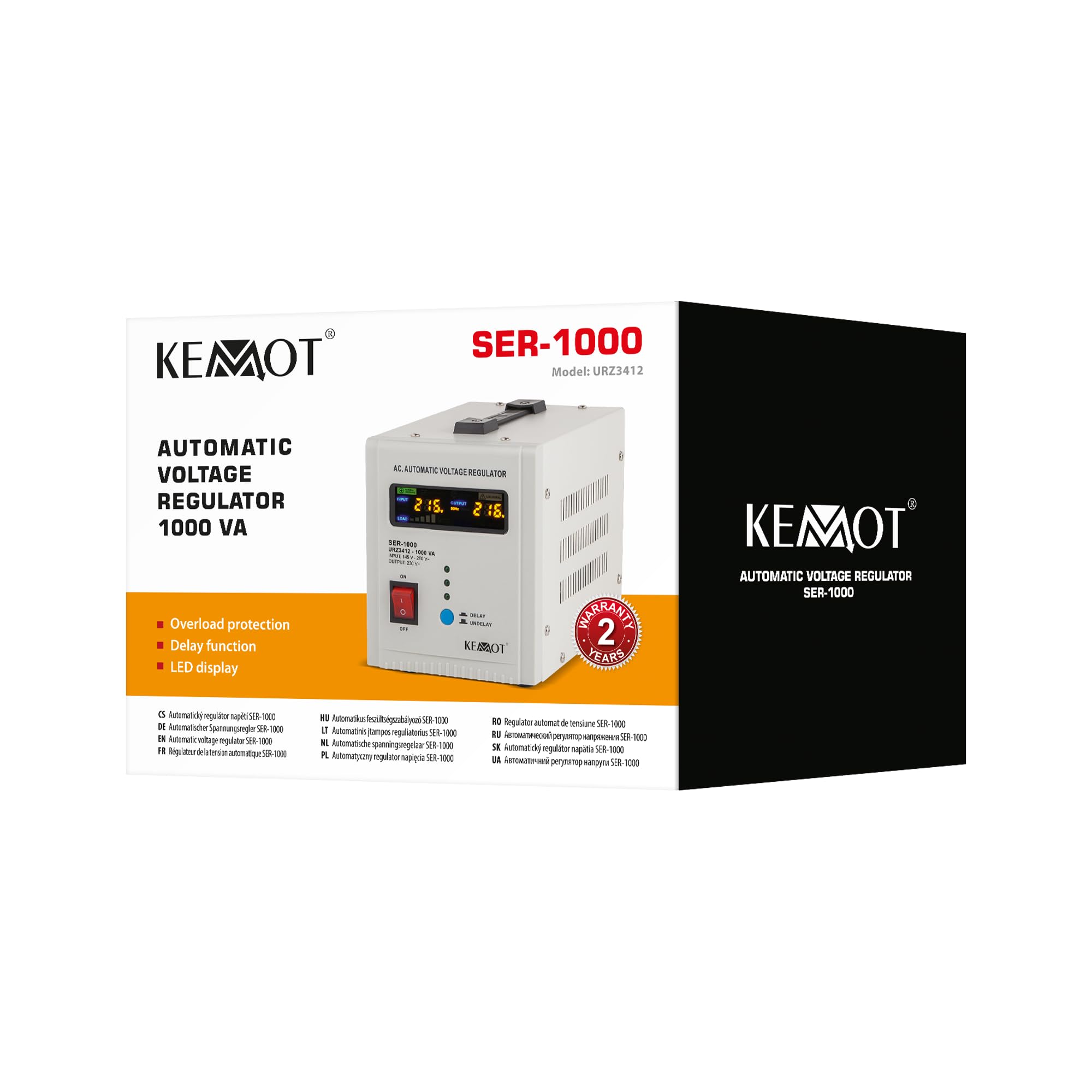 Kemot SER-1000 Régulateur de Tension Automatique