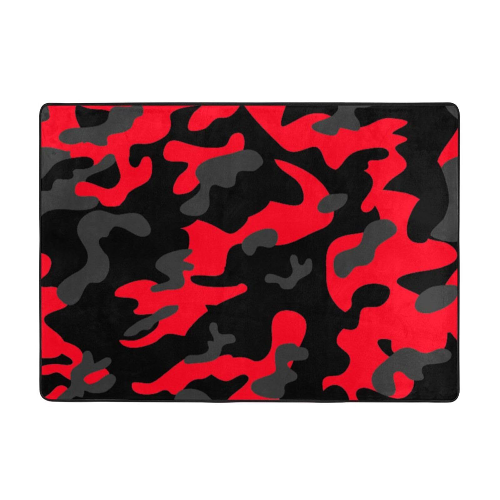 Tapis de terrasse et patio bohème rouge BONDIJ lavable pour créer un salon extérieur