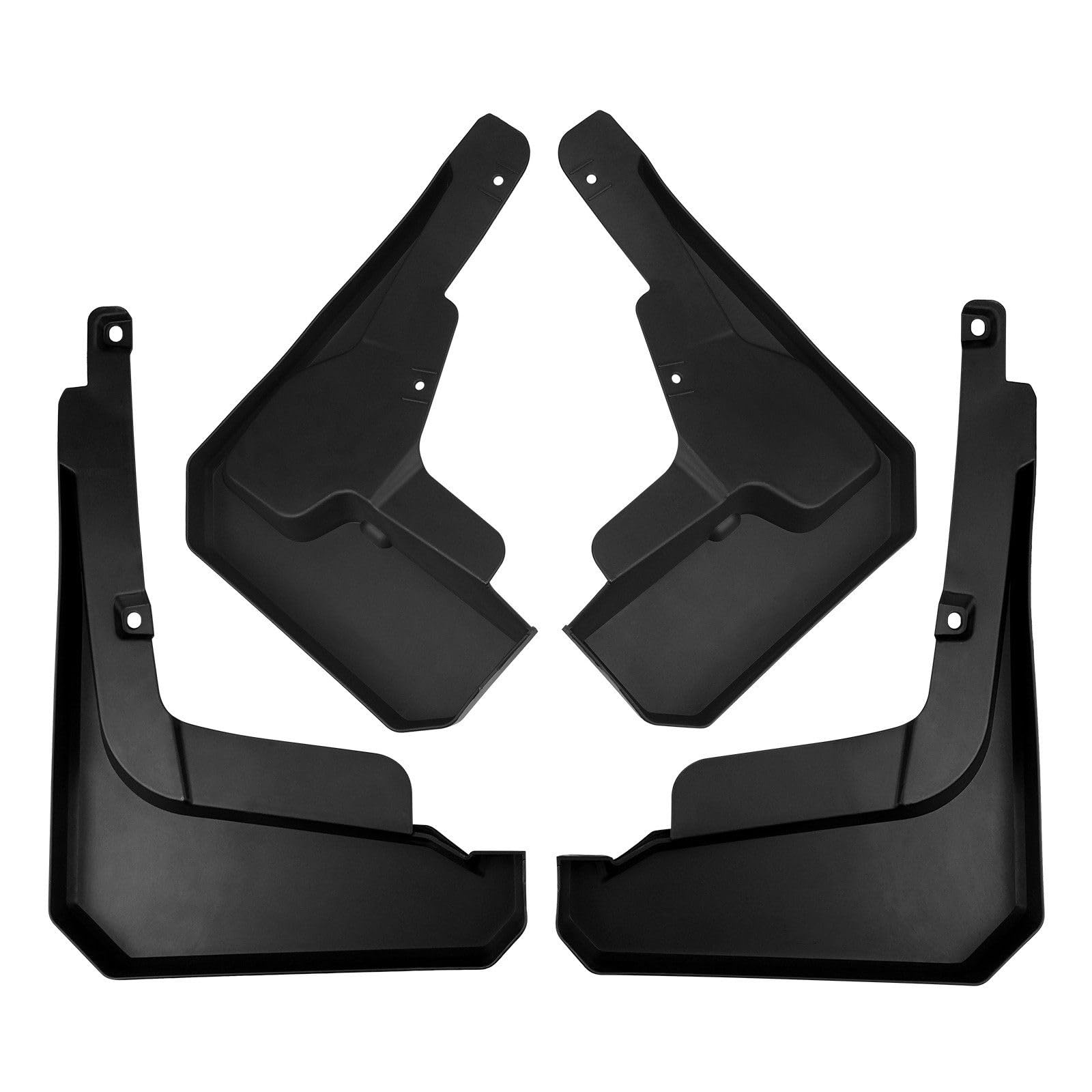 CDQSB 4 Pcs Car Mud Flaps for BJ40 2025, Front Rear Fenders Splashproof Splash Guards Mudflaps Protects Accessories