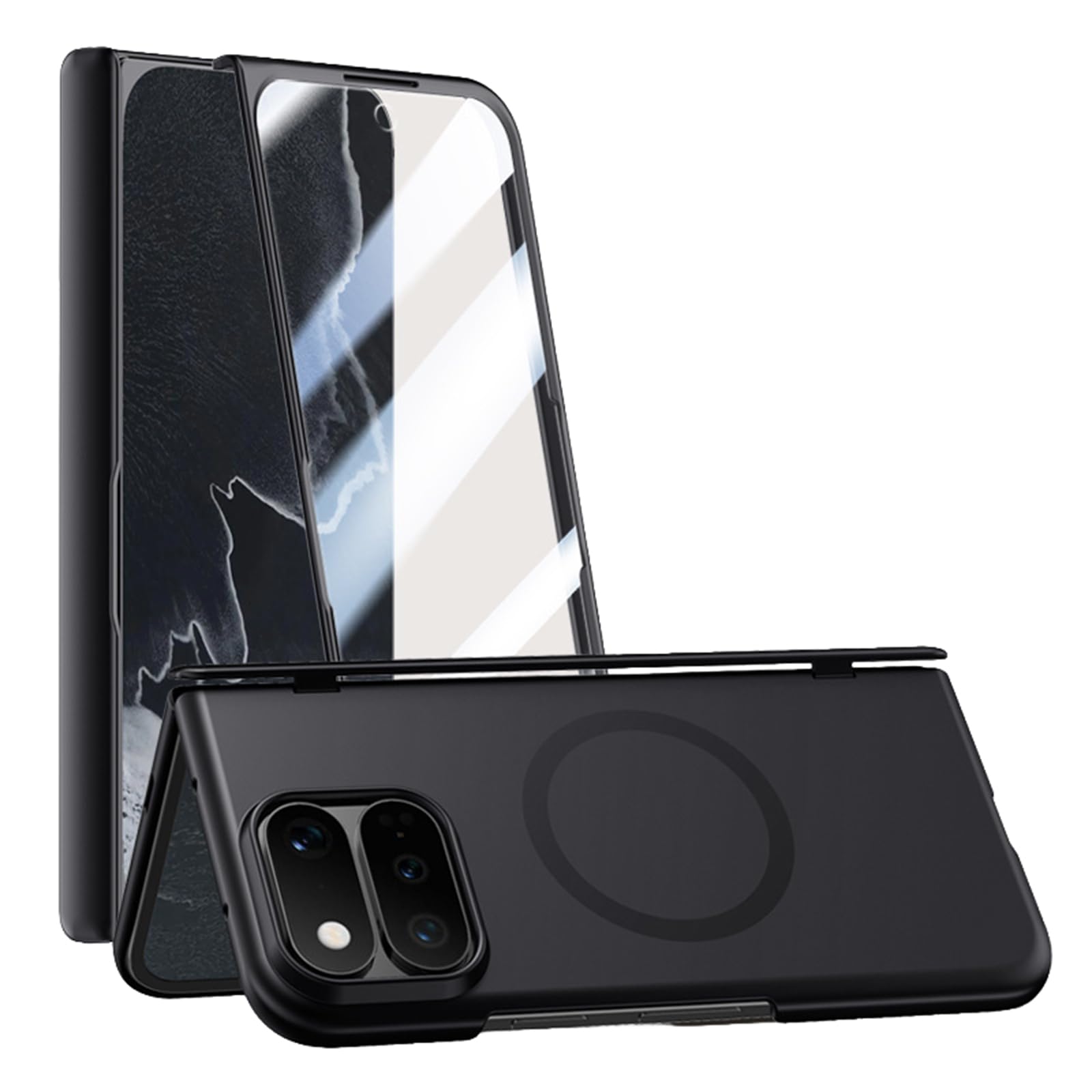 Hülle Für Google Pixel 11 Pro Fold, Magnetisch Rundumschutz Kratzfeste