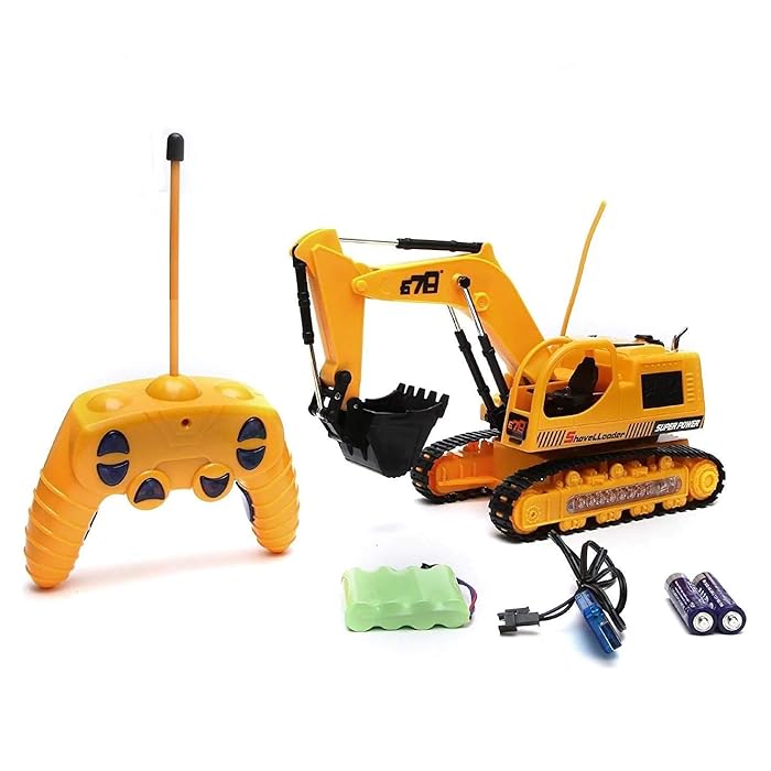 Buy Octra 5 Channel Remote Controlled Rechargeable RC Excavator Truck