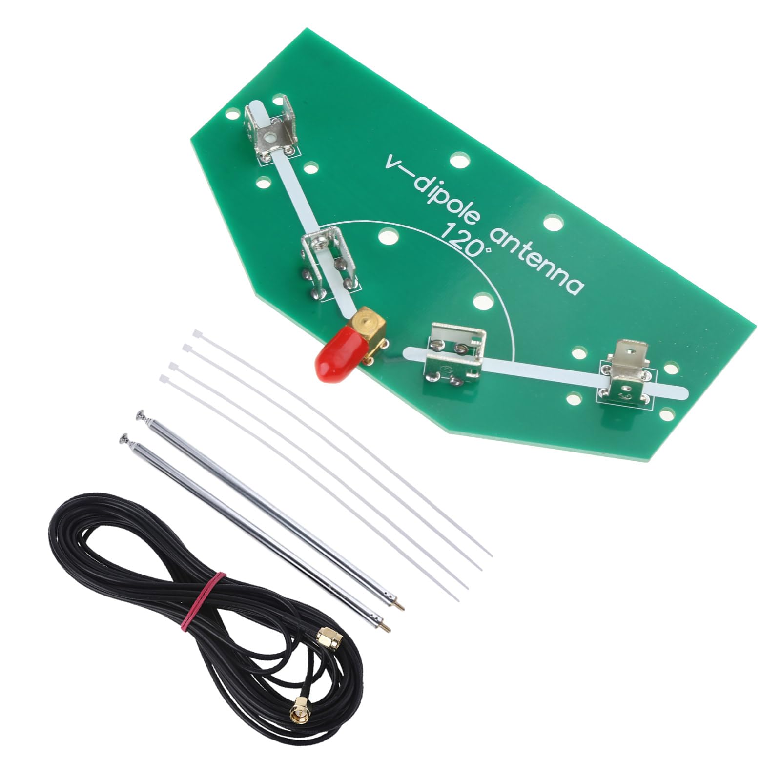78 M-1 GHz fréquence recevoir 137 MHz Positif V Corne d'antenne Tige V-dipôle oscillateur Bricolage Kits avec câble