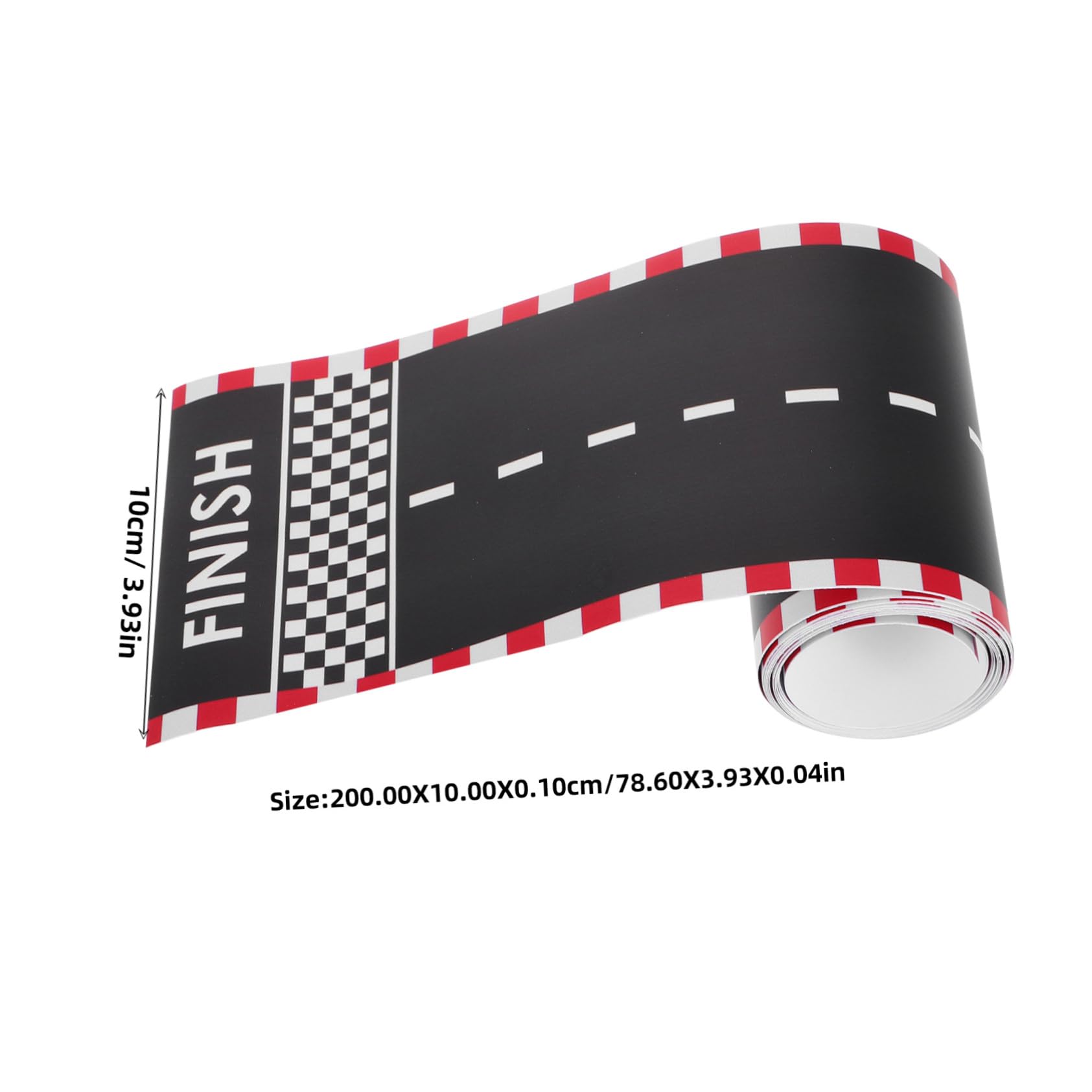 YARNOW Toy Car Themed Race Track Tape Safe Reusable Decal for Kids' Playrooms DIY Highway Stickers
