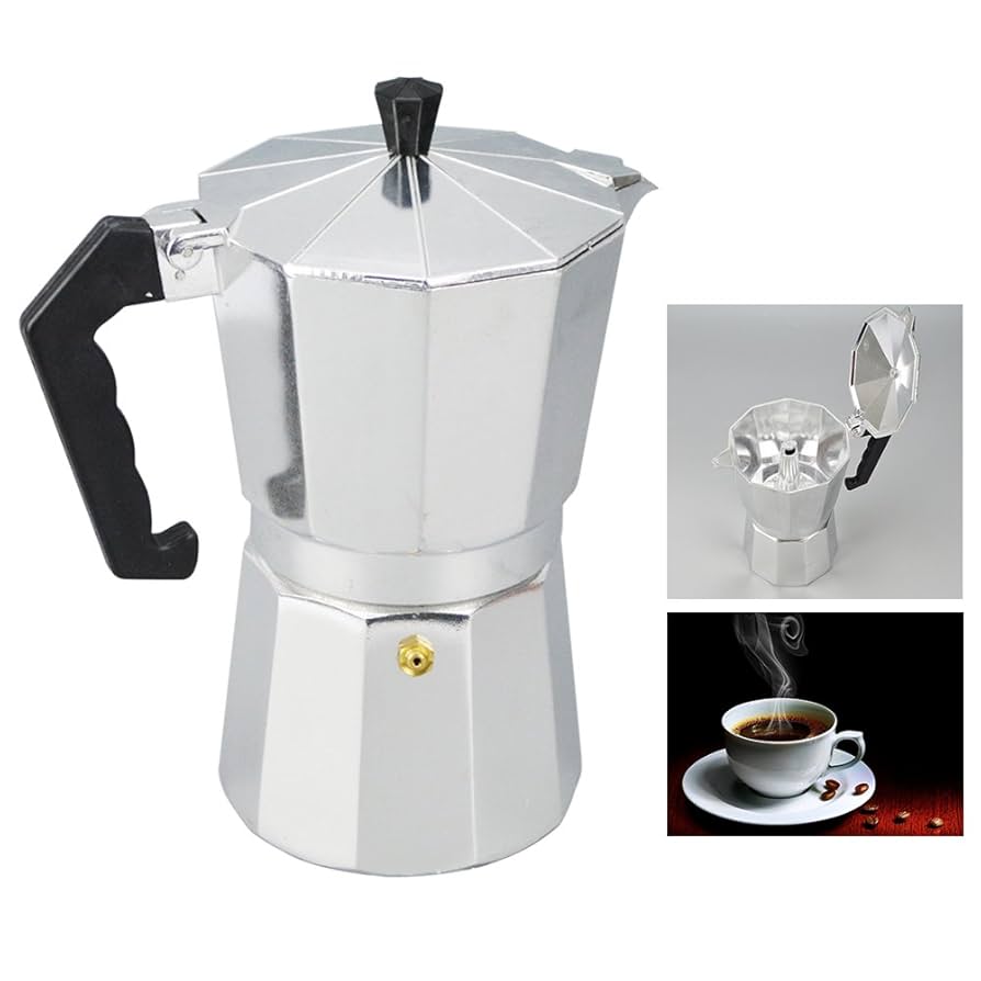 Amazon.com: S28esong Moka Pot, 3/6/9/12 Cup Aluminum Stove