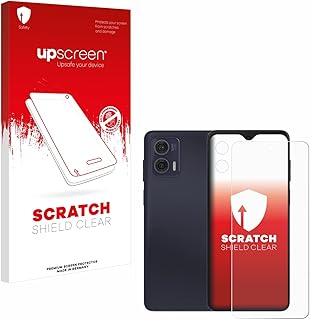 upscreen Scratch Shield Screen Protector compatible with Motorola Moto G73 5G (Front+Camera) - HD-Clear, Anti-Fingerprint
