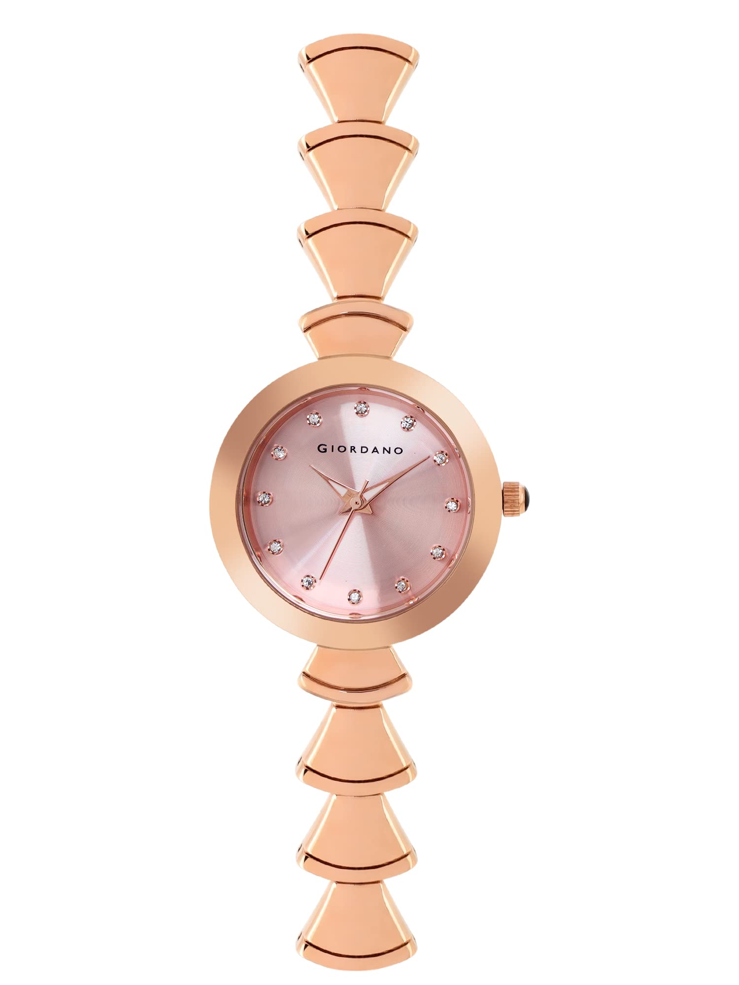Giordano Wrist Watch for Women Stylish Stainless Steel Strap | 3 Hand Mechanism Analog Watch - GZ-60020-33 (B0BWMQ9FSX) Amazon Price History, Amazon Price Tracker