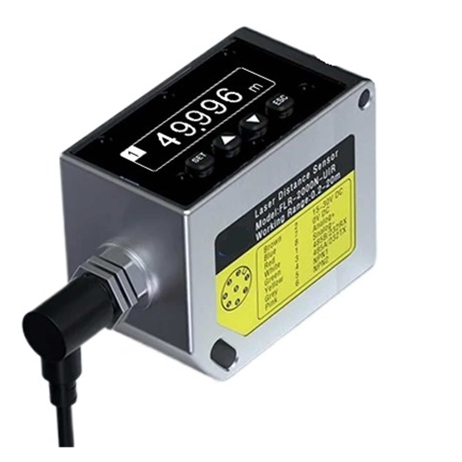 ZVQYSGIW FLR-5000N-UIR IP67 Digital Industrial Measurement Displacement Sensor