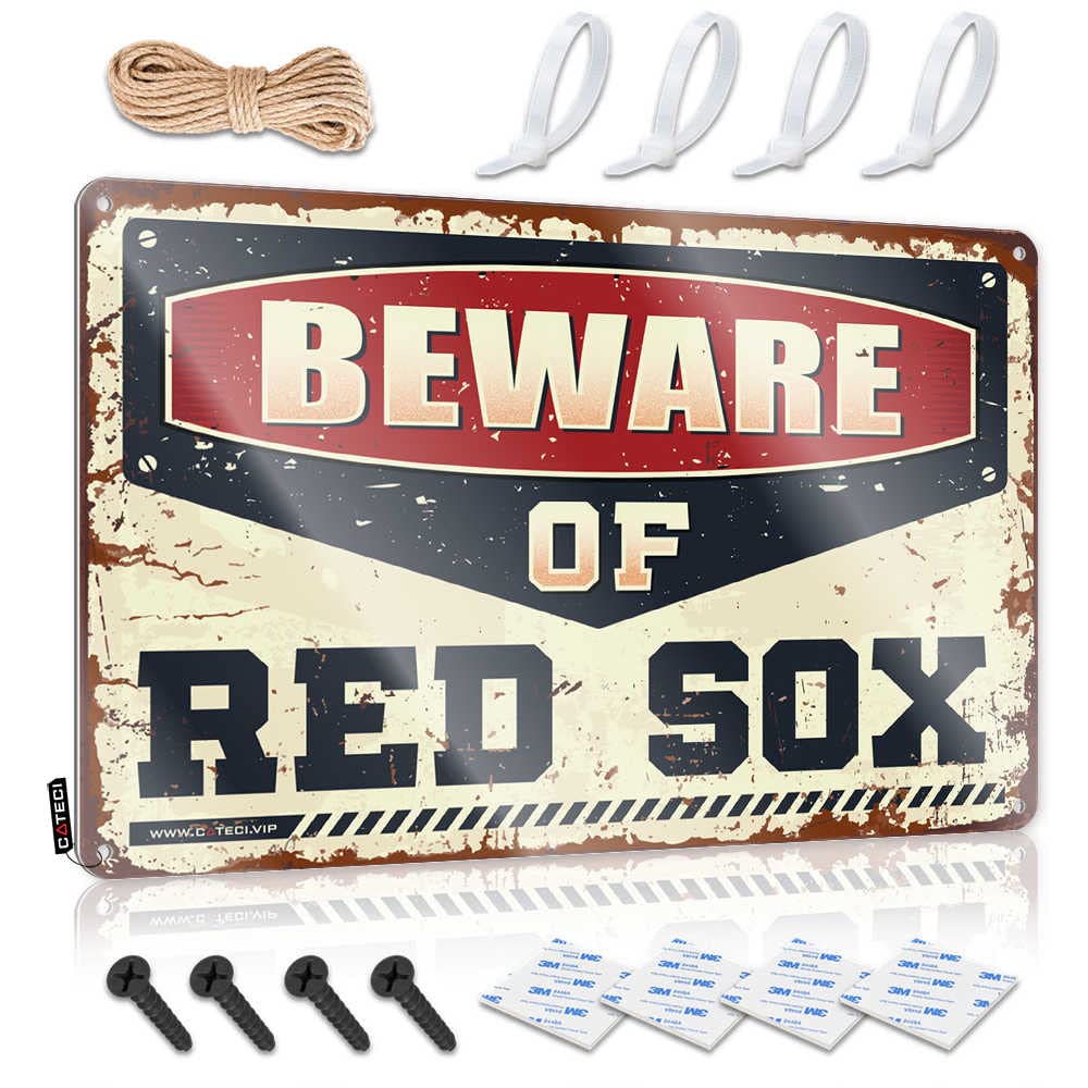 Beware Of Red Sox Farmhouse Girly - Wall Art Designer Hanging Wall Decor(30X40CM)
