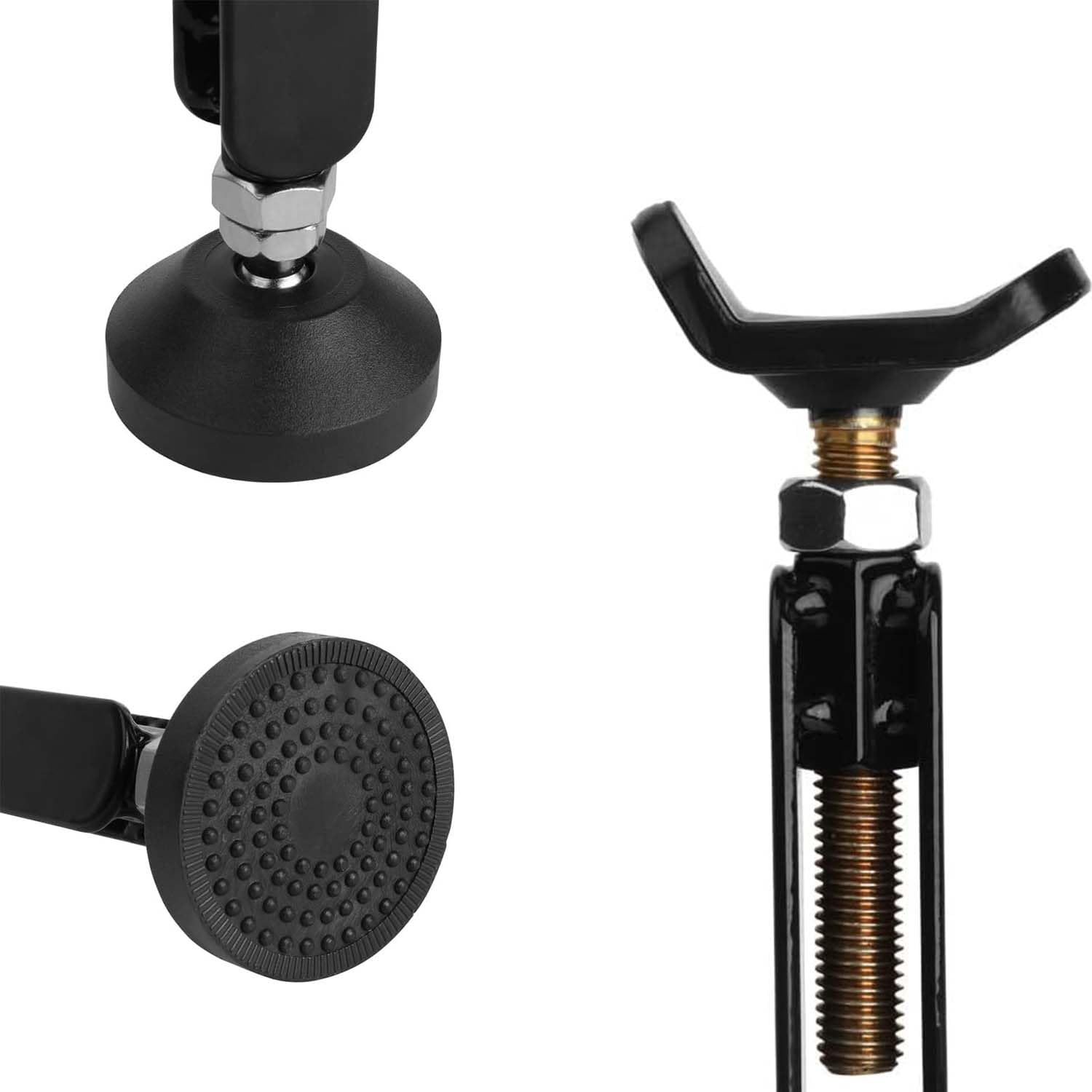 Motorcycle Wheel Lift Stand Motorcycle Rear and Front Wheel Stand Lift Trail Stand Portable Motorcycle Lift Stand Jack Chain Cleaning Maintenance Stand