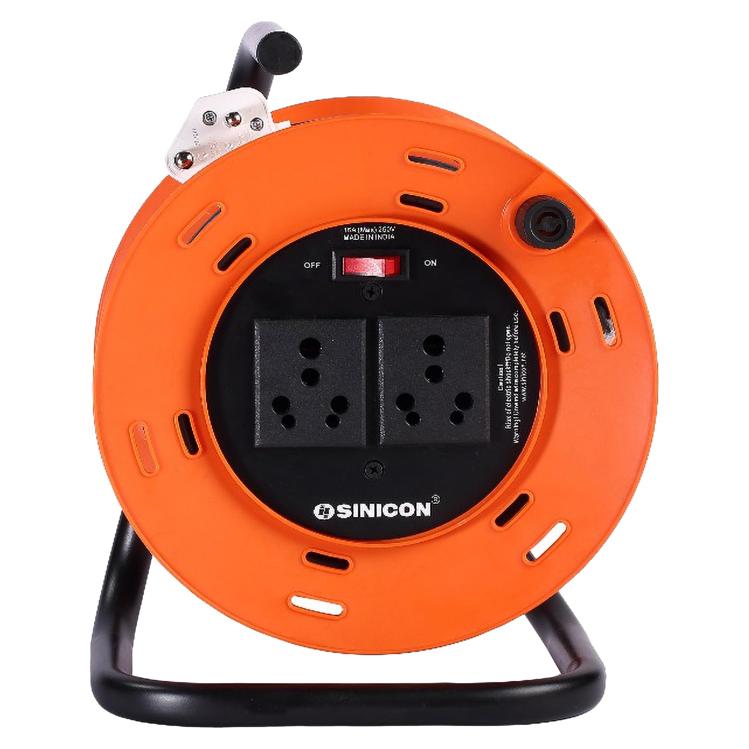 Sinicon EPSRE-16 Extension Reel Board, 16A Heavy Duty Cable with Double Socket and Trip Switch, 240V AC, for Home, Office and Industrial Use (15Mtr)-image-38