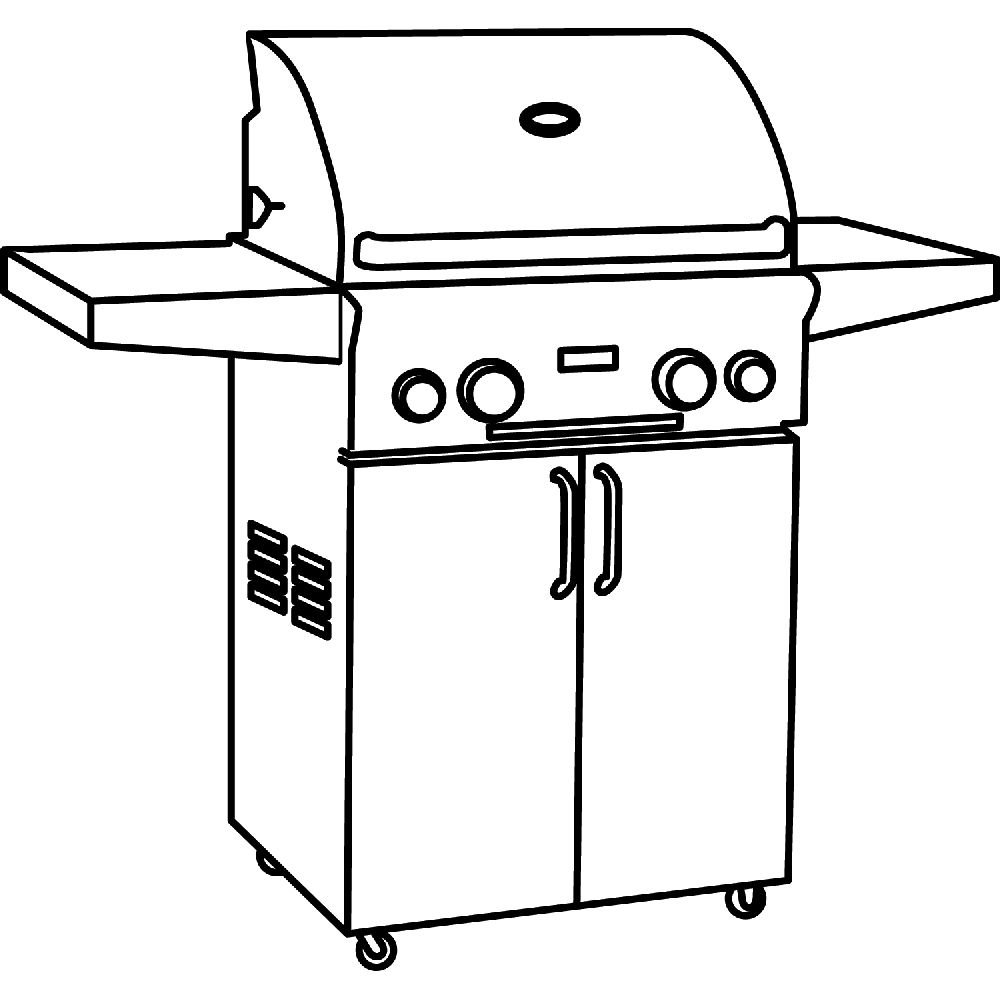 Classic Accessories 53912-EC Terrazzo Grill Cover, Medium