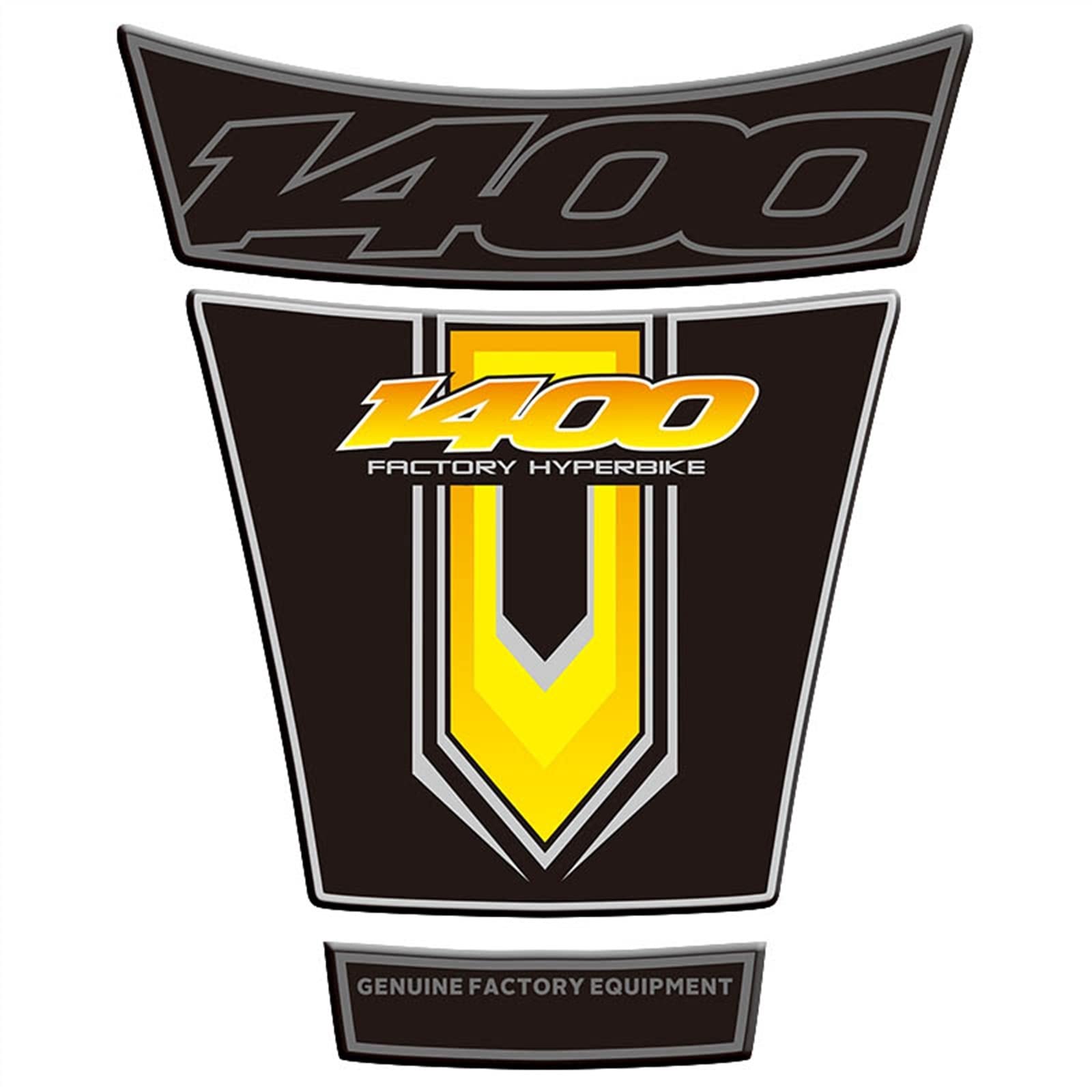 FEMEIN Moto Pour Suzuki GSX 1400 GSX1400 2001-2008 2002 2003 2004 2005 2006 2007 3D Emblème Réservoir Pad Protection Autocollant Autocollant (Color : Blau