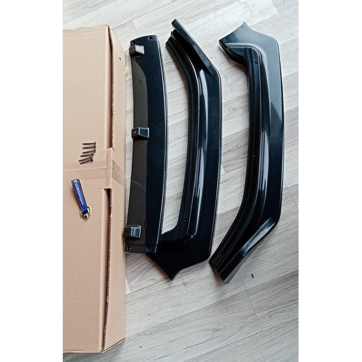 Kit Séparateurs Avant JINFOLI - Spoiler Lèvre Pare-chocs Universel Rouge Pour Mini, Cupra, Cooper