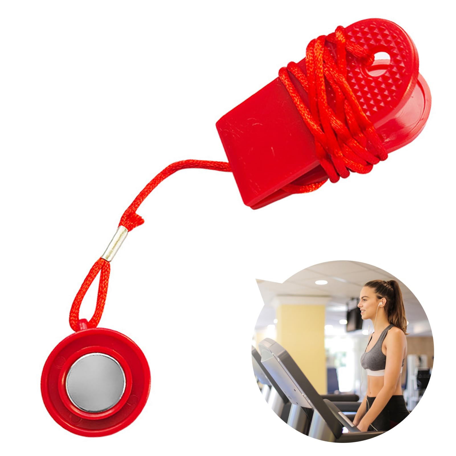 Treadmill Safety Key, Rectangle Treadmill Safety Key Universal Running Treadmill Machine Safety Key Treadmill Universal Safety Key Running Machine Safety Switch for All Universal Magnet Safety Key