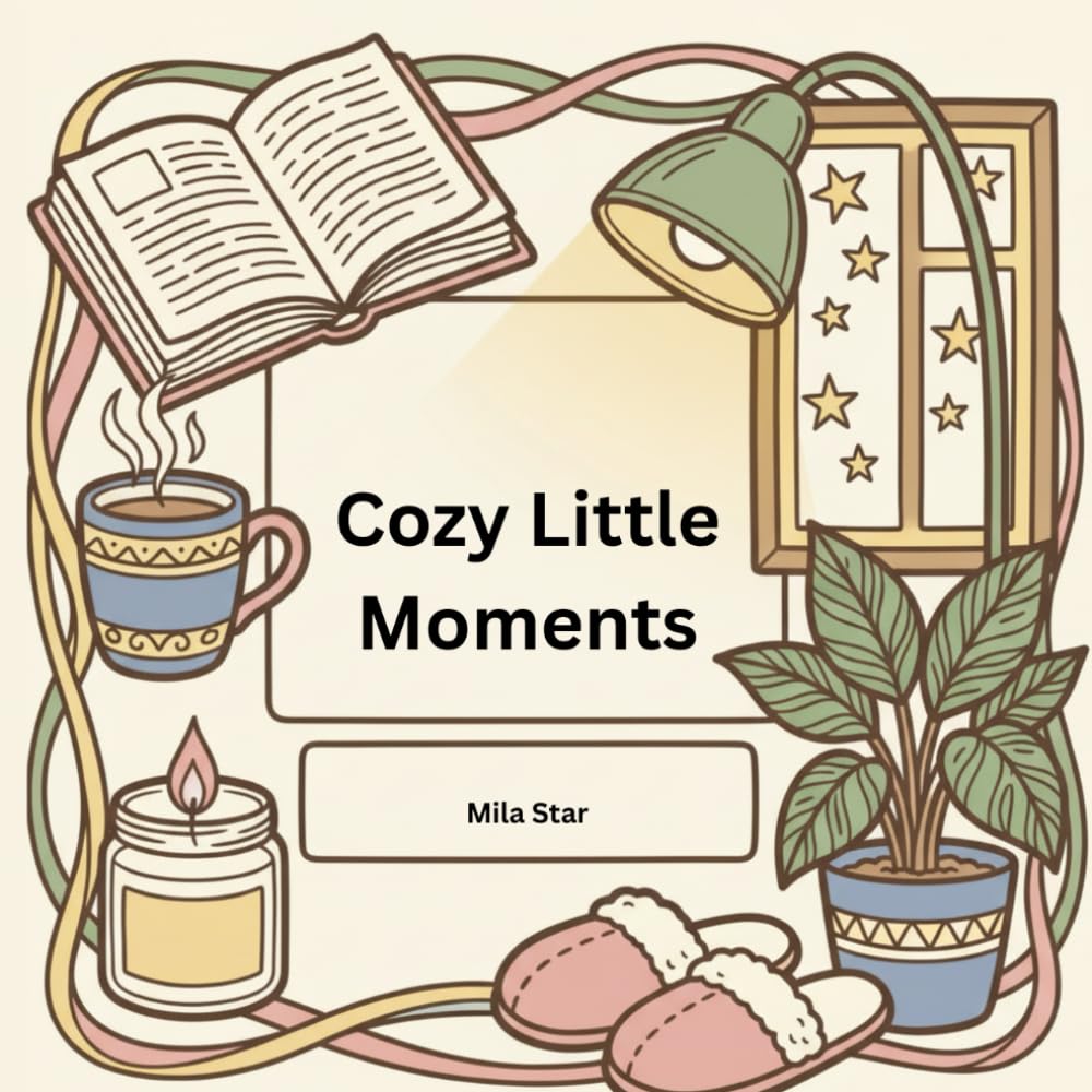 Cozy Little Moments: A Bold and Easy Colouring Book For Calm, Comfort and Relaxation