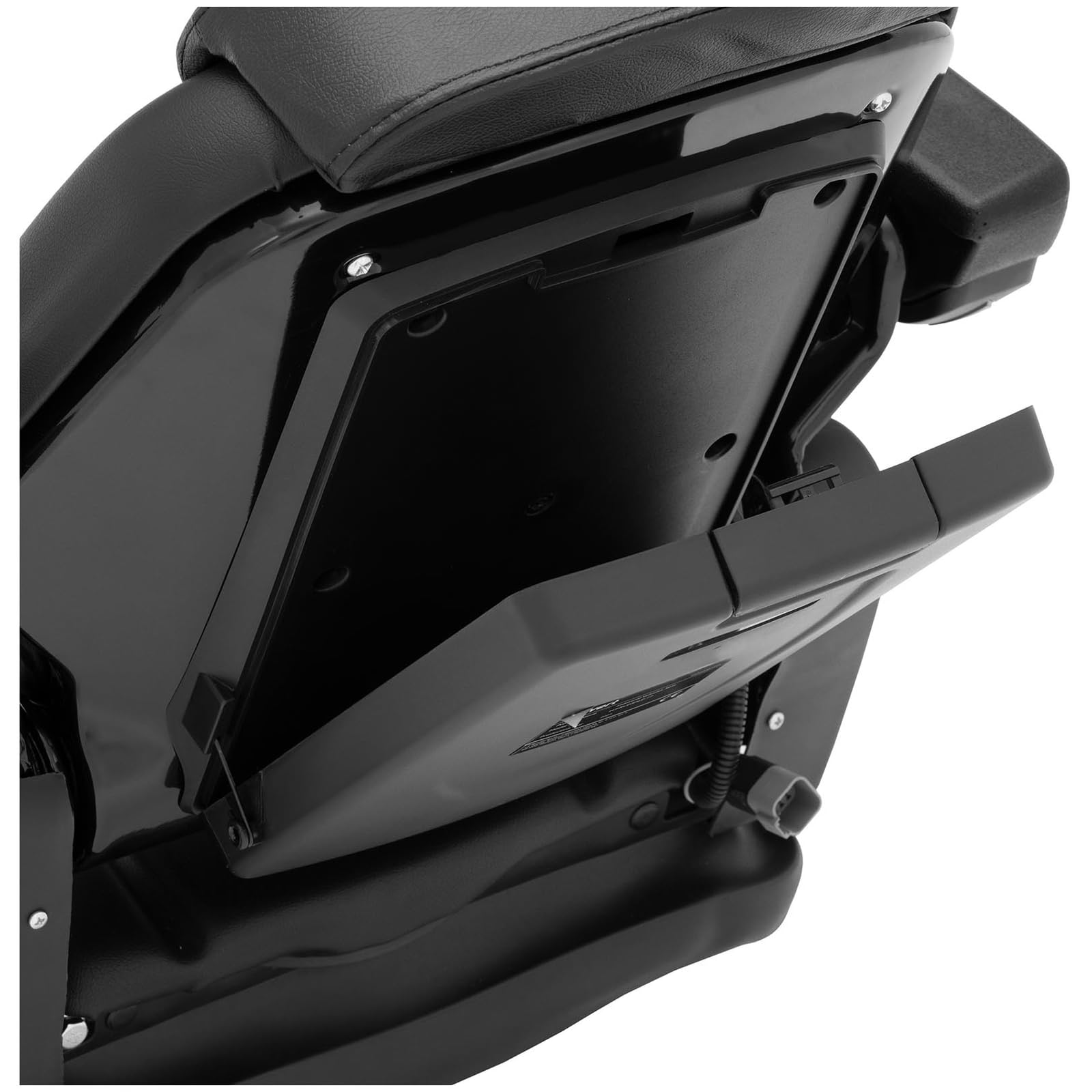 HT-RUNDLE-17 Traktorsitz 46 x 46 cm einstellbar Federung Schleppersitz Traktor Sitz Treckersitz Staplersitz