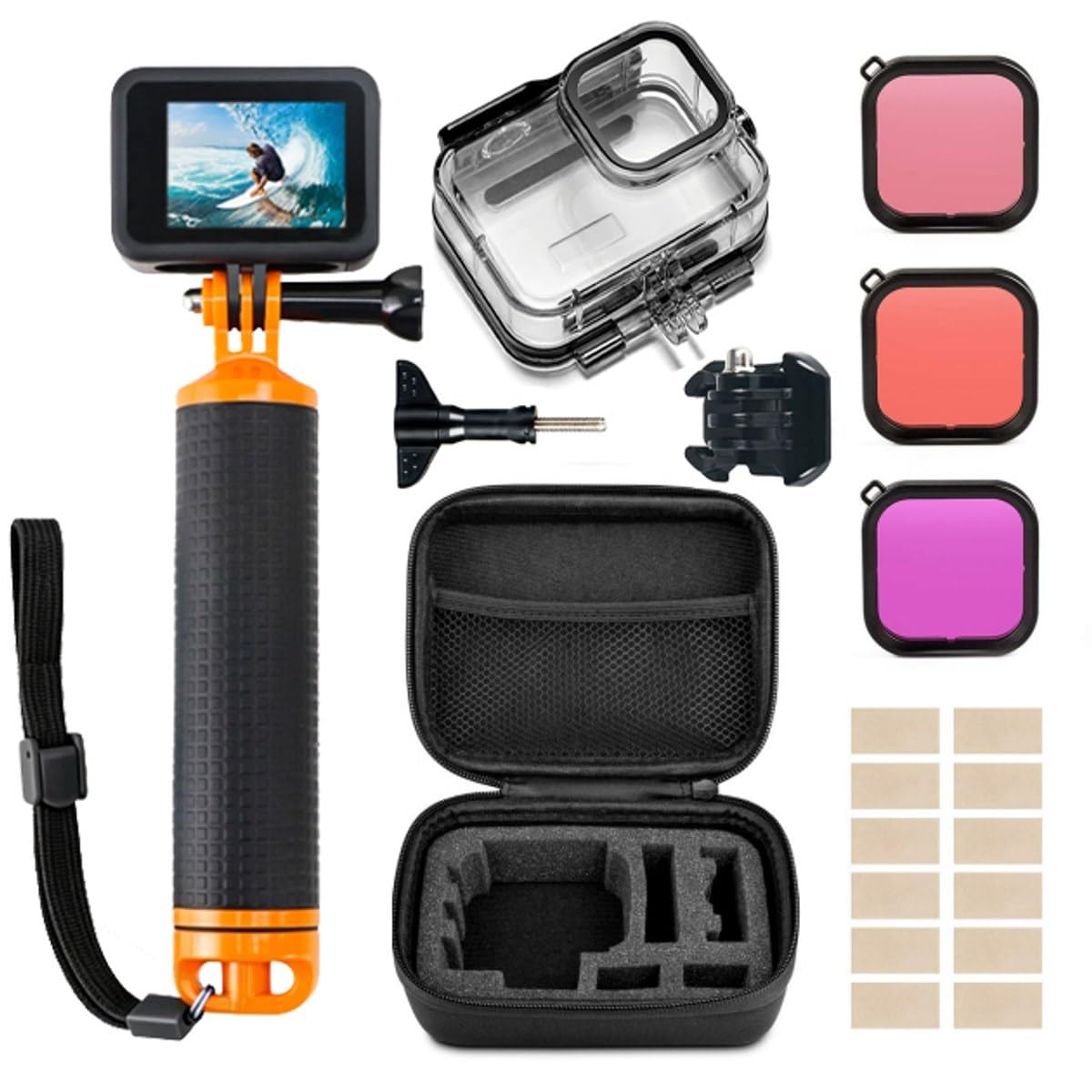 MOJOGEAR MG-139 Tauchset für Go Pro Hero 13 50m Schwarz