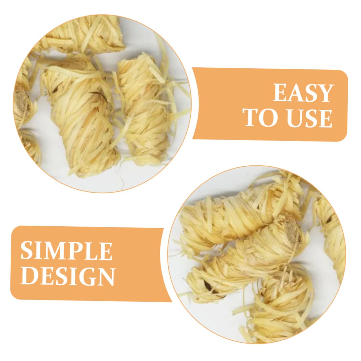 PHENOFICE Starters 50pcs Natural Wooden Firelighters Carbon Wax Sticks for Camping BBQ Grills