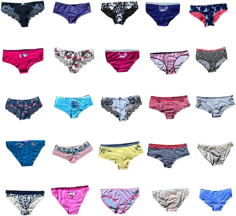 Dircho Women Underwear Variety of Panties Pack Lacy Cotton Briefs Hipsters Bikinis Boyshorts Undies With Coverage - Image 5
