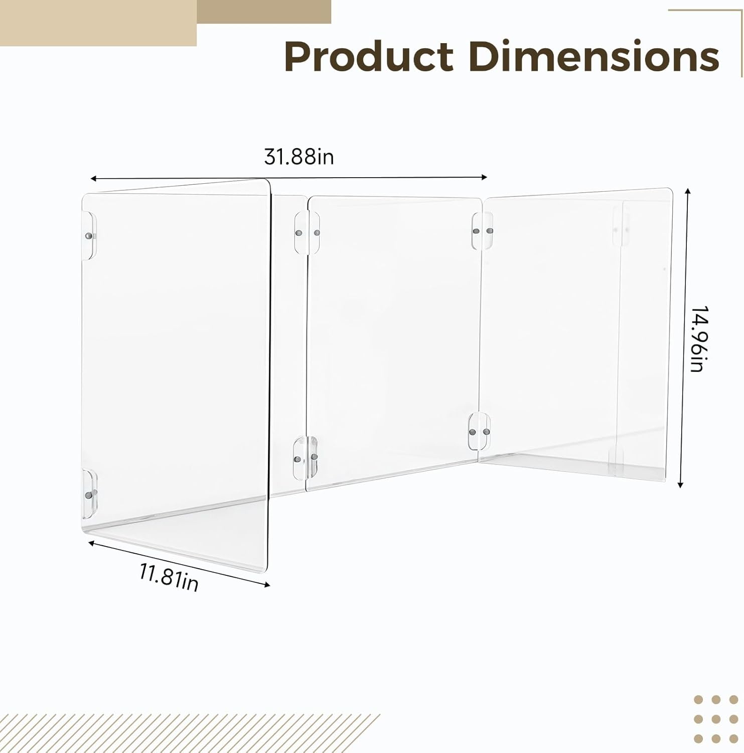 4 Acrylic Splatter Guards for Cooking, Induction Stove Protective Panel, Heat-Resistant Kitchen Shield, Simple Assembly and Storage, Transparent Design Suitable for Various Stoves