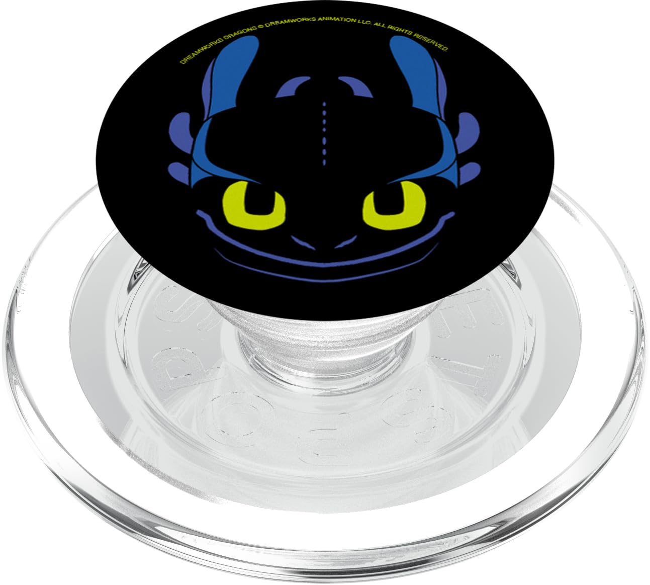 DreamWorks Dragons Toothless Night Fury Big Face Costume PopSockets MagSafe PopGrip for iPhone