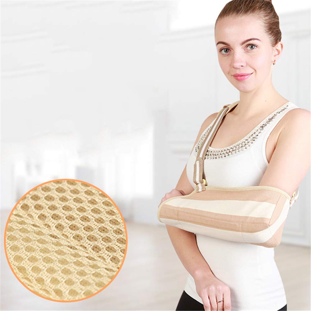 Eslinga de Brazo Ajustable médica, Soporte de Brazo Soporte de inmovilizador de Hombro de Eslinga, para Mujeres y Hombres, Brazo Izquierdo o Derecho