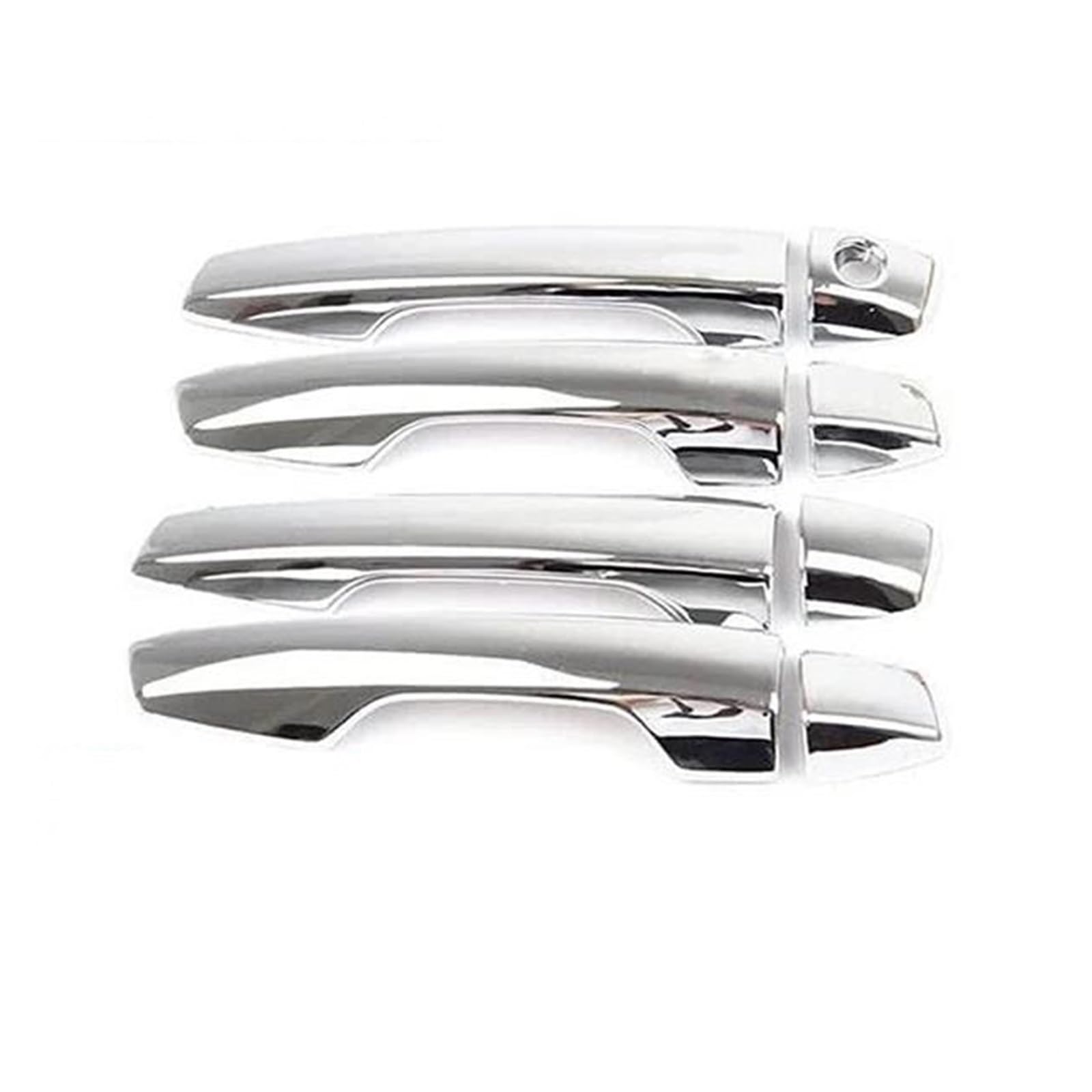 Fkhbzm Style 2 Car Chrome Outer Door Handle Cover Decoration Stickers For Mitsubishi For Outlander 4 Gm Gn 2022 2023(Style 2)