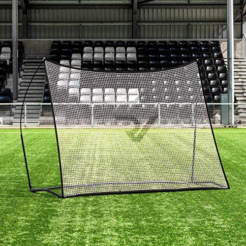 Filet à Rebond de Foot Grand Format RapidFire 2,4m x 1,8m avec Sac Intégré