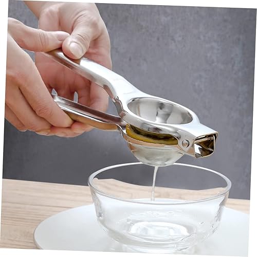 Miniatura 2 de Cabilock Prensa de exprimidor de frutas cítricas Prensa impermeable reutilizable de acero inoxidable para naranja limón