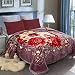 JML Heavy Fleece Blanket King(85"x93", 10lbs) Korean Double Ply Blanket 900GSM Soft Warm Thick Korean Mink Printed Plush Fleece Blanket Asian Mink Raschel Bed Blanket for Autumn,Winter,Bed,Home,Gifts