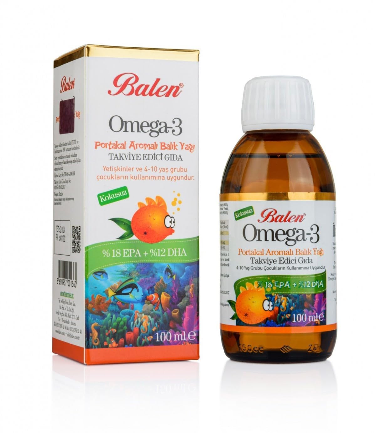 Balen Omega - 3 Portakal Aromalı