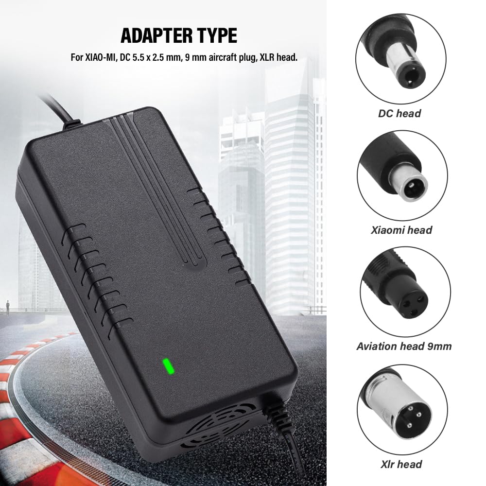 Caricatore 42V 2A Per Monopattino Elettrico - Alimentatore Hoverboard E Scooter - Foto 6