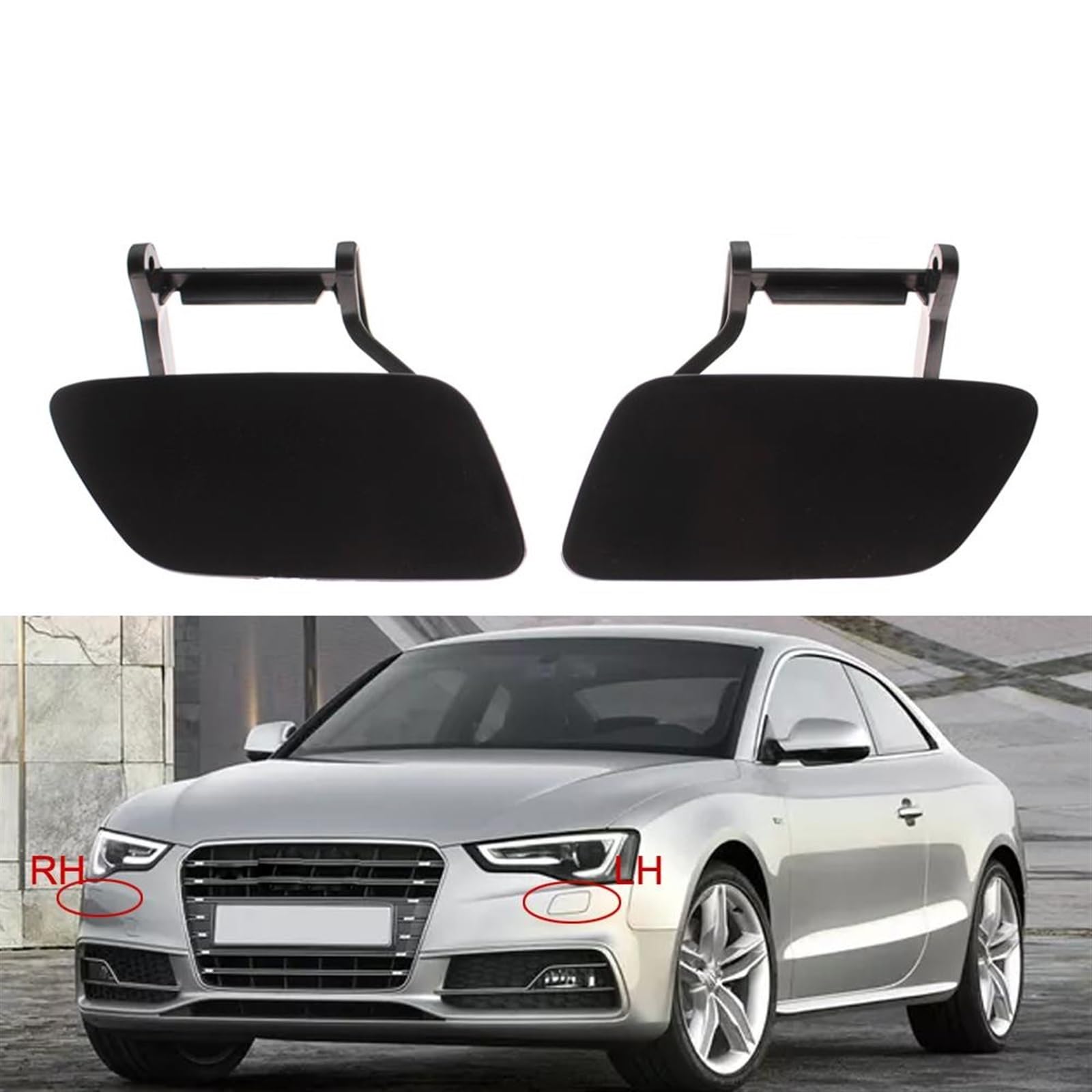 Audi A6 C7 Scheinwerferwaschdüsen Abdeckung 4G0955276 - Schutz Für Frontstoßstange 2011-2014